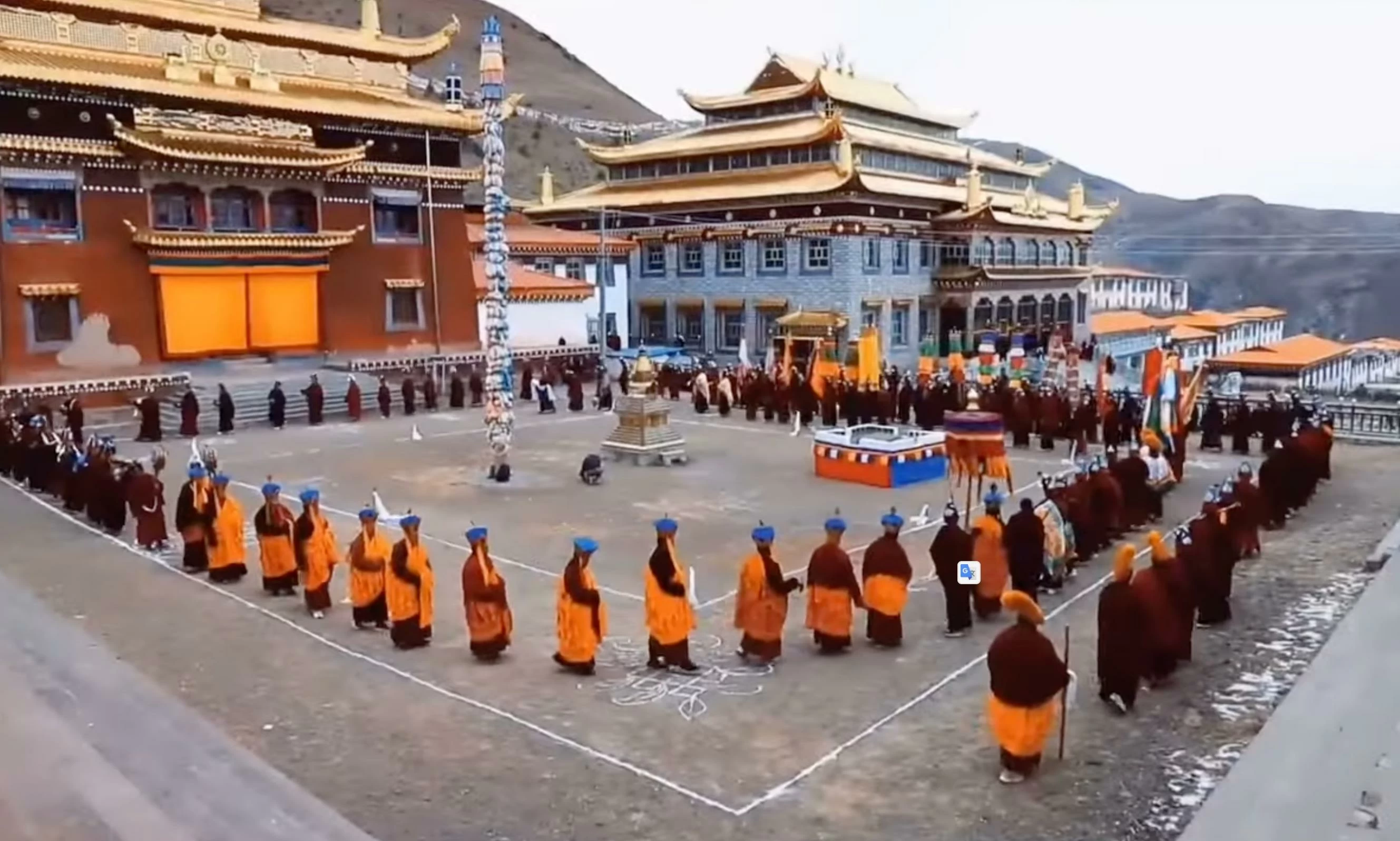 Бонский монастырь Kogyal в Тибете
